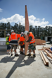 First Timber Frame